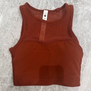 Stori High Neck Crop Top Sports Bra